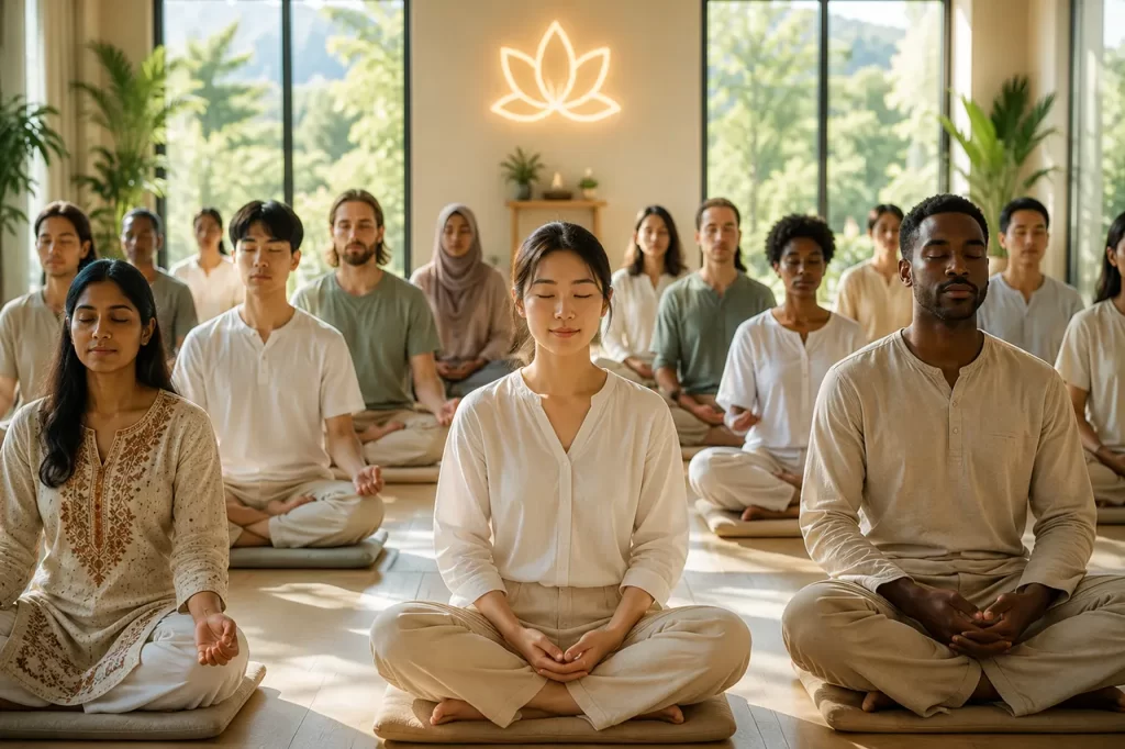 Person experiencing inner peace clarity and emotional freedom through meditation