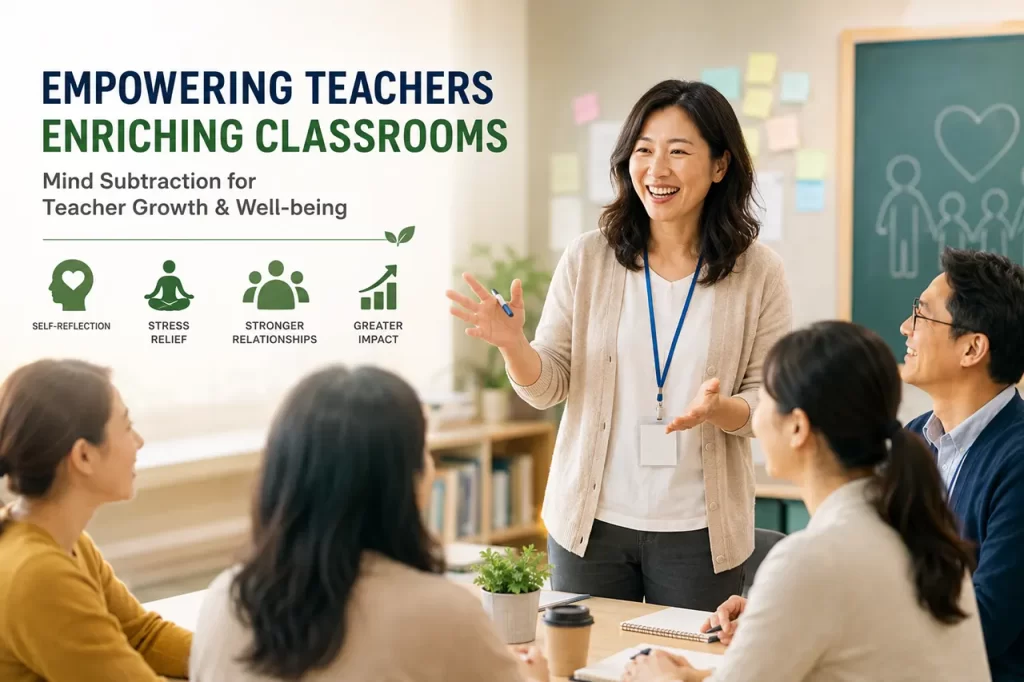 A detailed curriculum guide for teacher job training focusing on mind healing and stress management