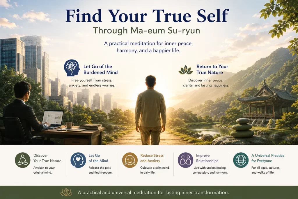 Three accomplished professionals sharing their experiences of personal transformation and inner peace through meditation
