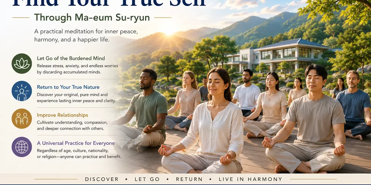 🌿 “THE MIND DEEP-CLEANING PROJECT” — JOONGANG ILBO EXPLORES HOW PEOPLE ARE FINDING PEACE THROUGH MA-EUM SU-RYUN | SANTA CLARA MEDITATION