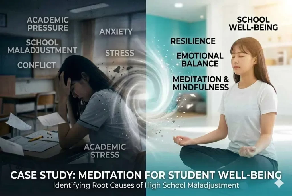 Santa Clara Meditation Master Woo Myung method for high school maladjustment case study