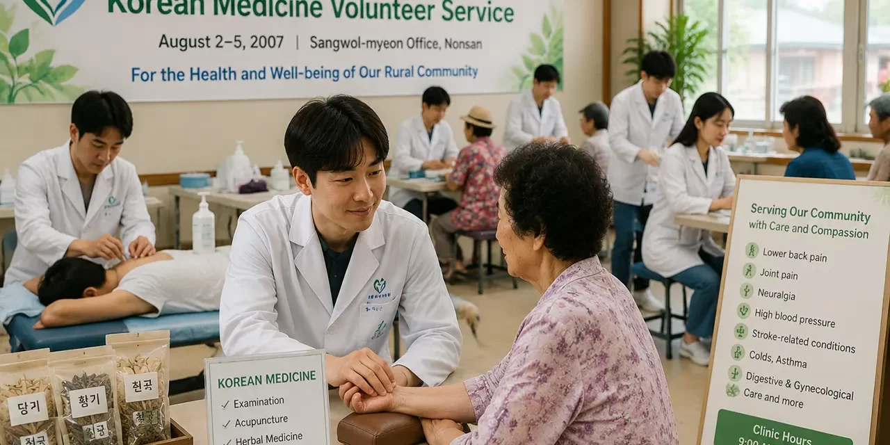 😊 MA-EUM SU-RYUN MEDICAL ASSOCIATION PROVIDES FREE KOREAN MEDICINE CARE FOR RURAL COMMUNITIES | SANTA CLARA MEDITATION