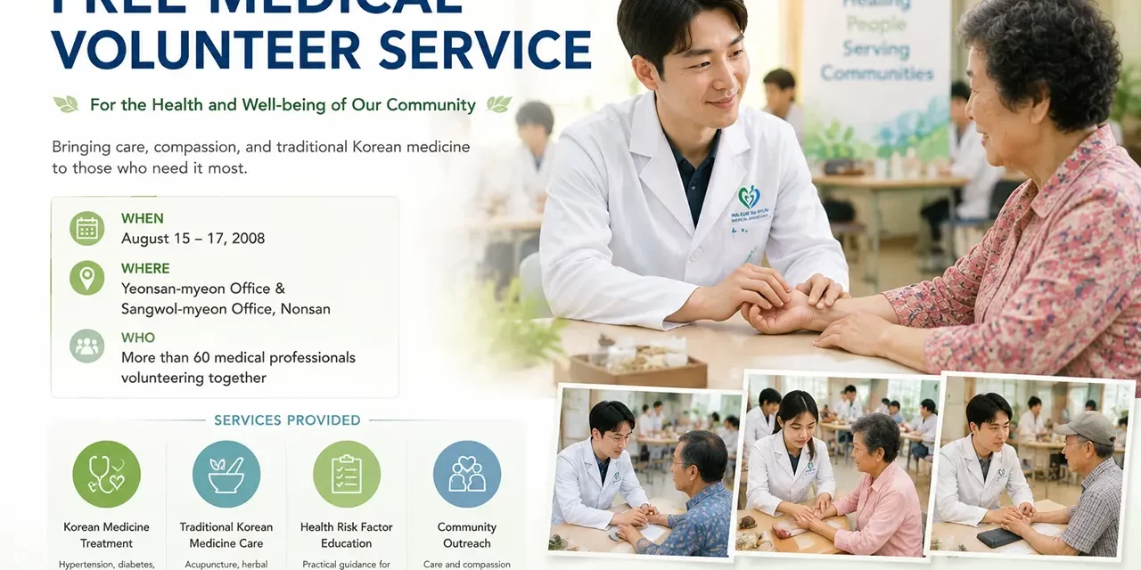 🩺 FREE KOREAN MEDICINE CLINICS BRING HEALTHCARE TO RURAL COMMUNITIES IN NONSAN | SANTA CLARA MEDITATION