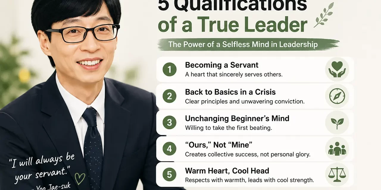 👑 Infinite Challenge’s Yoo Jae-suk: 5 Qualifications of a True Leader