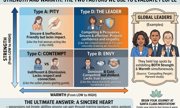 🌟 Strength and Warmth: The Two Factors We Use to Evaluate People | Santa Clara Meditation
