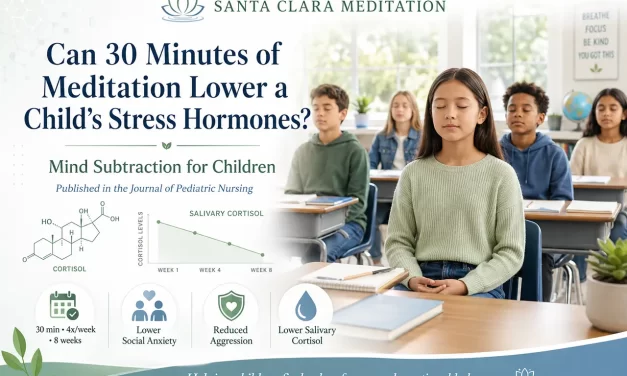 📉 Can 30 Minutes of Meditation Actually Lower a Child’s Stress Hormones? | Santa Clara Meditation