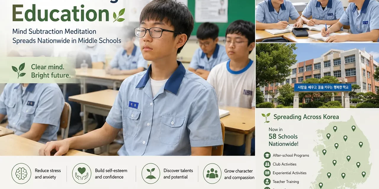 🏫 Transforming Education: Mind Subtraction Meditation Spreads Nationwide in Middle Schools | Santa Clara Meditation