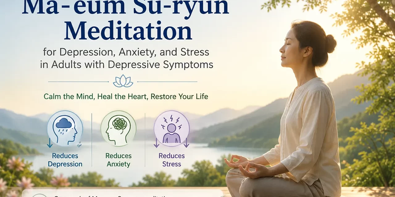 💙 MA-EUM SU-RYUN SIGNIFICANTLY REDUCES DEPRESSION, ANXIETY, AND STRESS | SANTA CLARA MEDITATION