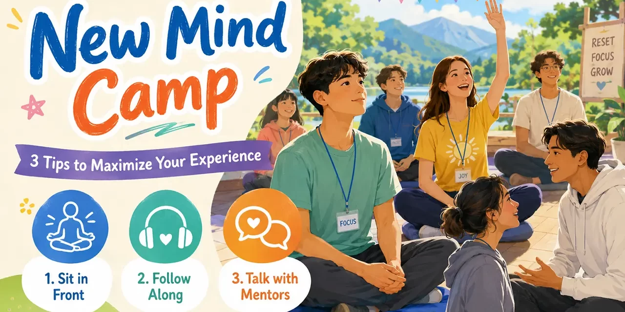 🏕️ First Time at a Meditation Camp? 3 Tips to Maximize Your Experience! | Santa Clara Meditation