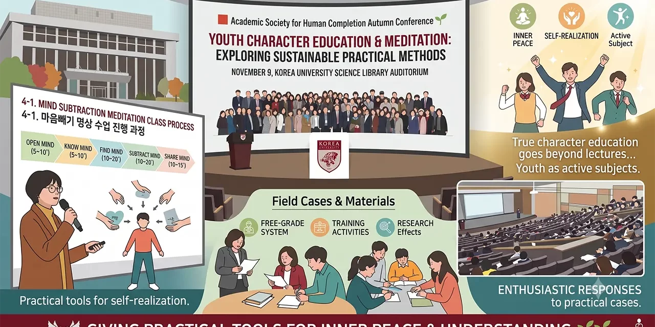 🍂 2018 Academic Society for Human Completion Autumn Conference Held 🏫 | Santa Clara Meditation