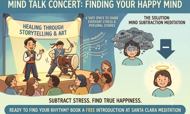 🎶 Subtracting Stress: The Art of Finding a Happy Mind | Santa Clara Meditation