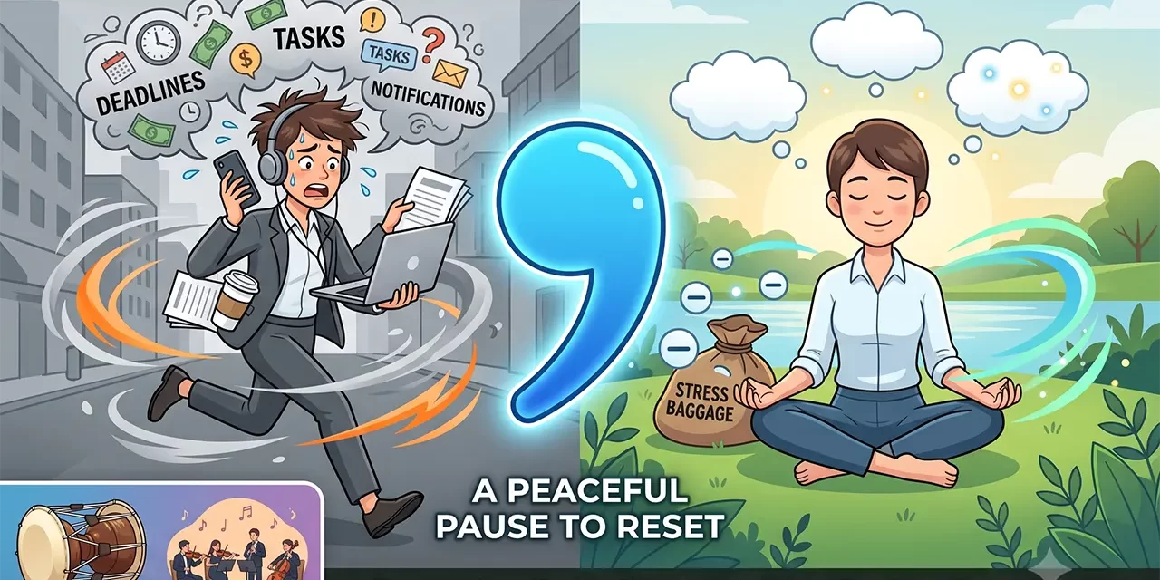 ⏸️ Placing a “Comma” in Your Breathless Daily Life | Santa Clara Meditation
