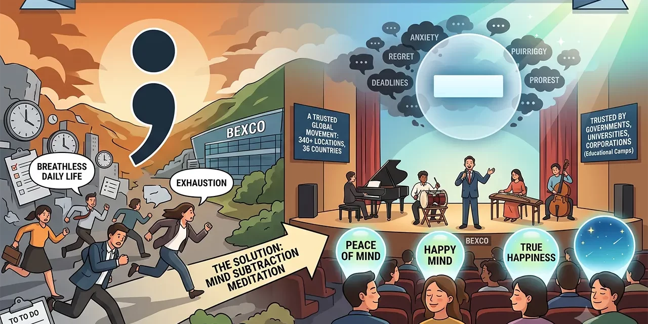 🌍 Placing a “Comma” in Life: A Global Movement for Stress Relief | Santa Clara Meditation