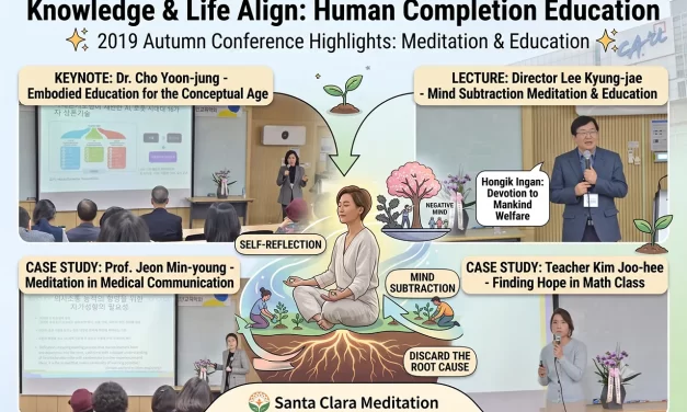 💡 ‘Human Completion Education Where Knowledge and Life Align’: 2019 Autumn Conference Held | Santa Clara Meditation