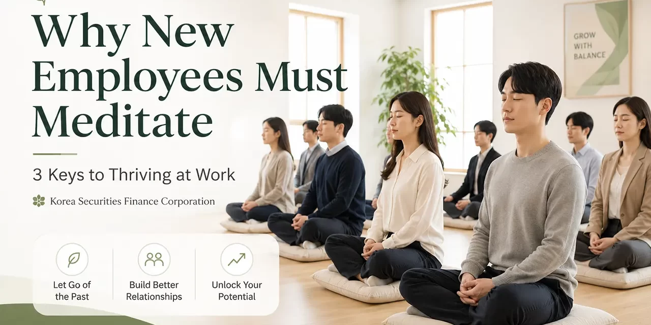 💚 Why New Employees at Korea Securities Finance Corporation MUST Meditate! | Santa Clara Meditation