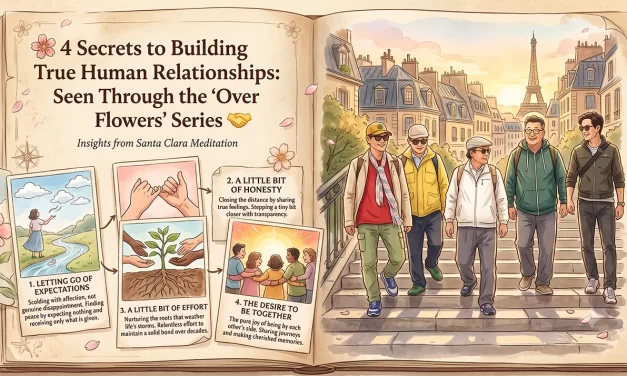 🌸 4 Secrets to Building True Human Relationships: Seen Through the “Over Flowers” Series 🤝 | Santa Clara Meditation