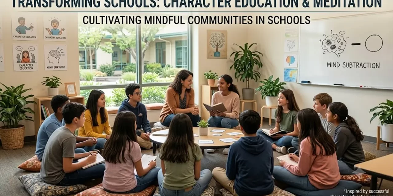 🏫 Transforming Schools: The Power of Character Education & Meditation | Santa Clara Meditation
