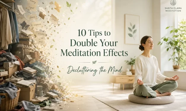 🌿 10 Tips to Double Your Meditation Effects: Decluttering the Mind ✨ | Santa Clara Meditation