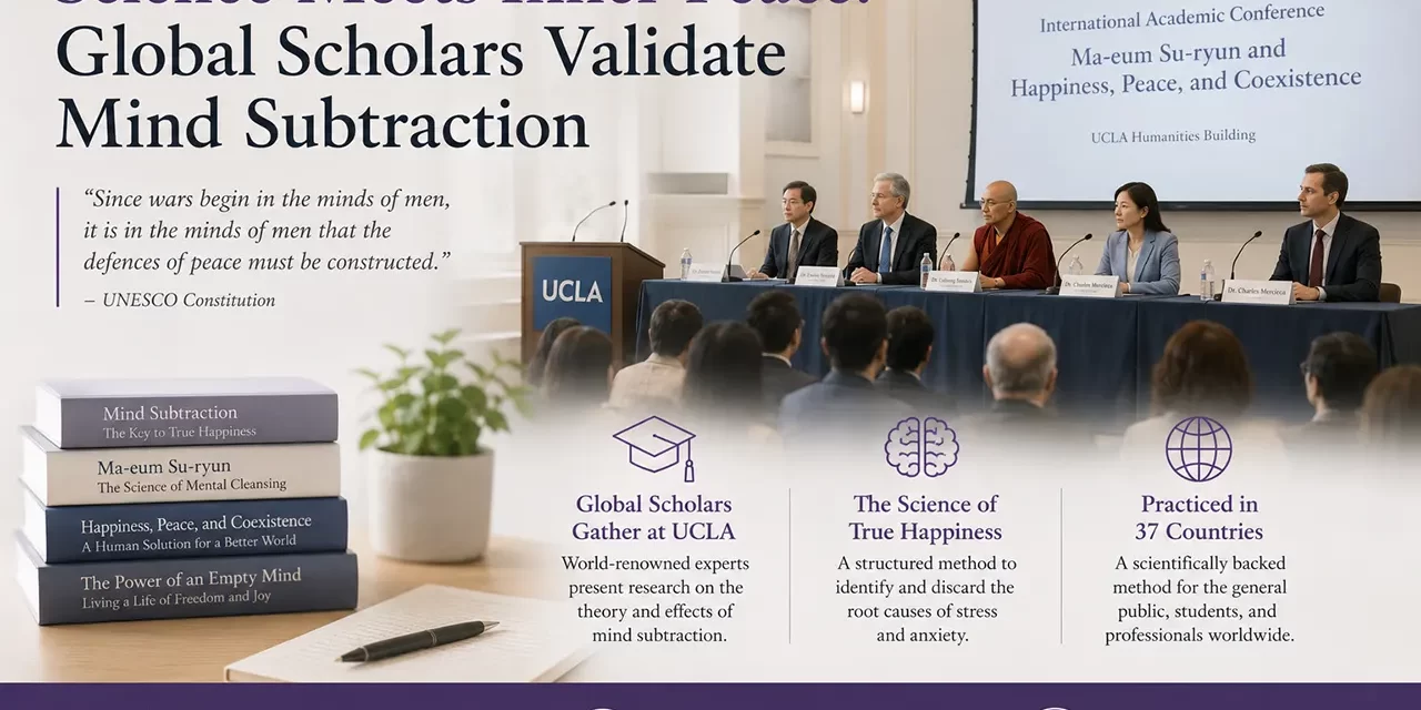 🔬 Science Meets Inner Peace: Global Scholars Validate Mind Subtraction | Santa Clara Meditation