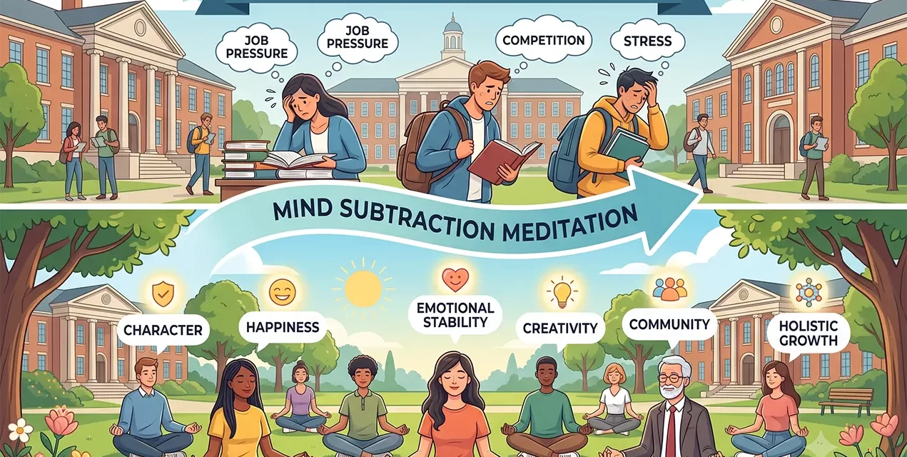 🎓 The Future of Universities: Mind Education & Character Building | Santa Clara Meditation