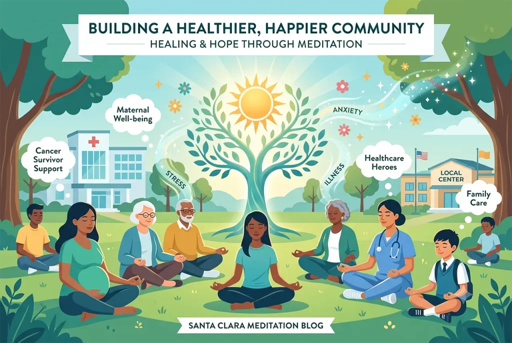 Community residents and cancer survivors finding healing and peace through a specialized meditation program