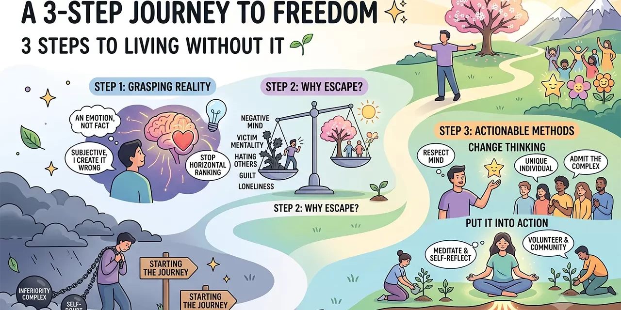 💡 3 Steps to Overcoming Inferiority Complex: Shall We Try Living Without It? | Santa Clara Meditation