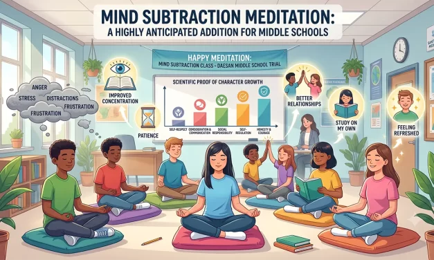 🎒 MIND SUBTRACTION MEDITATION: A HIGHLY ANTICIPATED ADDITION FOR MIDDLE SCHOOLS | SANTA CLARA MEDITATION