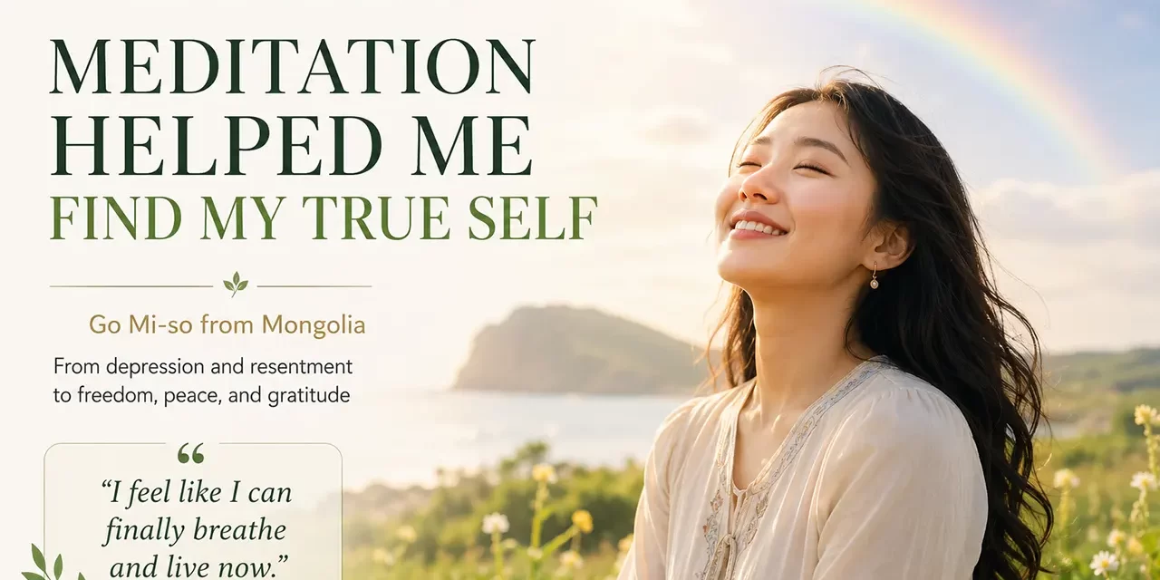 🌈 “KOREAN MA-EUM SU-RYUN MEDITATION HELPED ME FIND MY TRUE SELF,” SAYS MONGOLIAN WOMAN GO MI-SO | SANTA CLARA MEDITATION