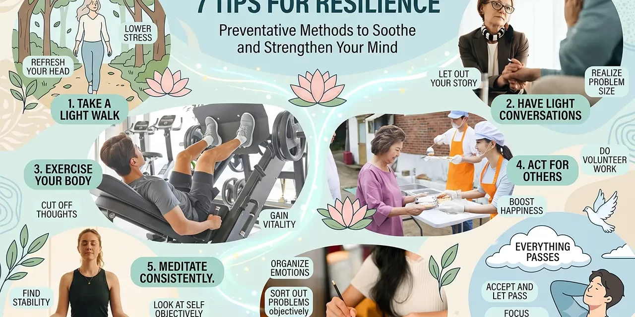🌸 7 Tips (Preventative Methods) to Overcome Times When Life is Exhausting and Difficult | Santa Clara Meditation
