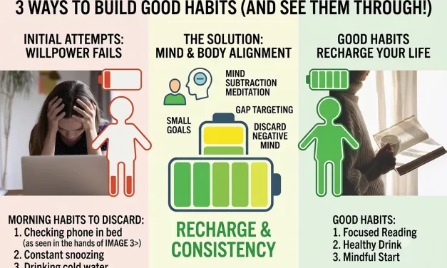 🌅 3 Ways to Build Good Habits (And See Them Through!) | Santa Clara Meditation