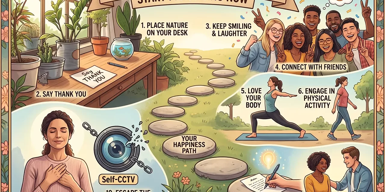 ✨ 10 Ways to Be Happy! Start Practicing Right Now | Santa Clara Meditation