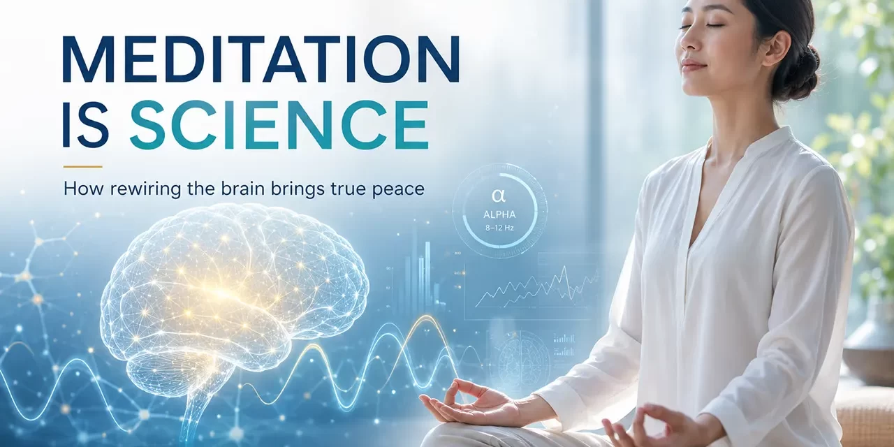 🔬 MEDITATION IS SCIENCE: HOW REWIRING THE BRAIN BRINGS TRUE PEACE | SANTA CLARA MEDITATION