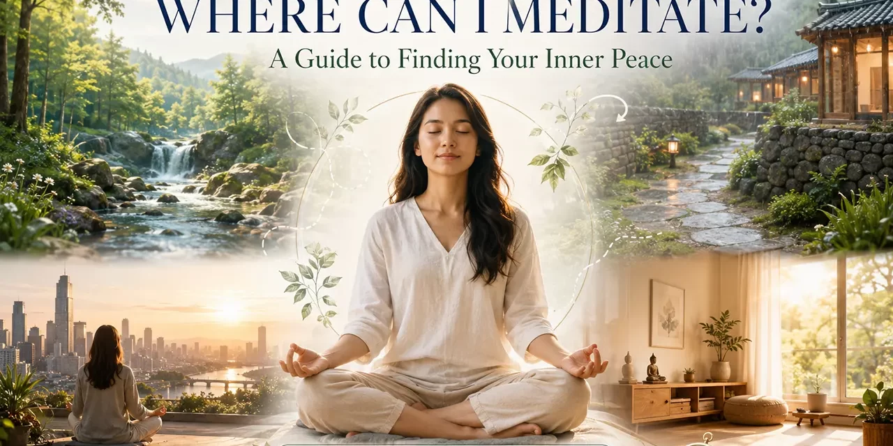 🌿 WHERE CAN I MEDITATE? A GUIDE TO FINDING YOUR INNER PEACE | SANTA CLARA MEDITATION