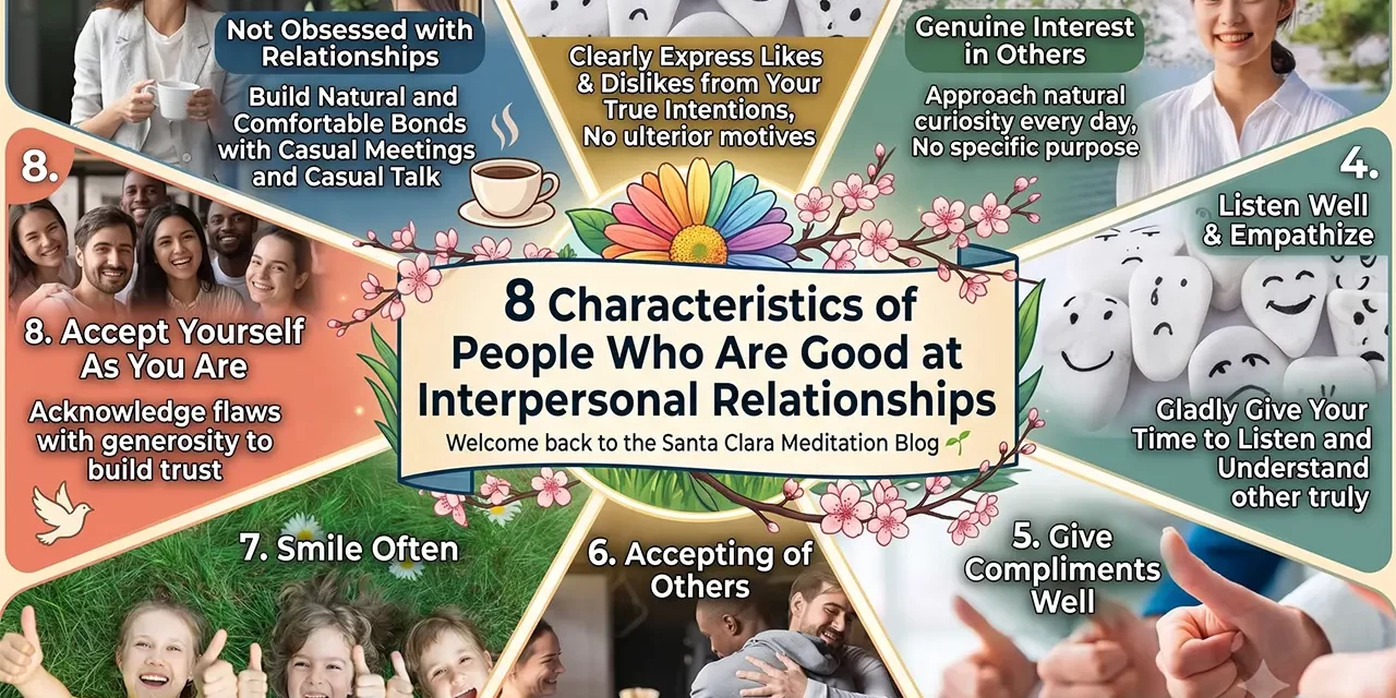 🦋 8 Characteristics of People Who Are Good at Interpersonal Relationships | Santa Clara Meditation