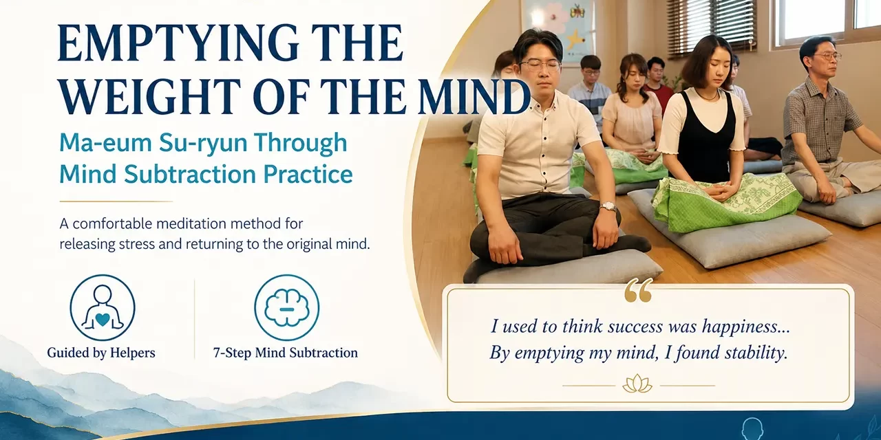 🧘‍♂️ EMPTYING THE WEIGHT OF THE MIND THROUGH ‘SUBTRACTION PRACTICE’ | SANTA CLARA MEDITATION