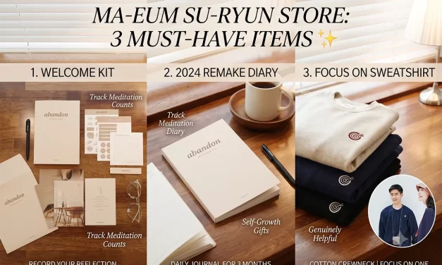 🛍️ 3 Must-Have Items Available Only at the Ma-eum Su-ryun Store | Santa Clara Meditation