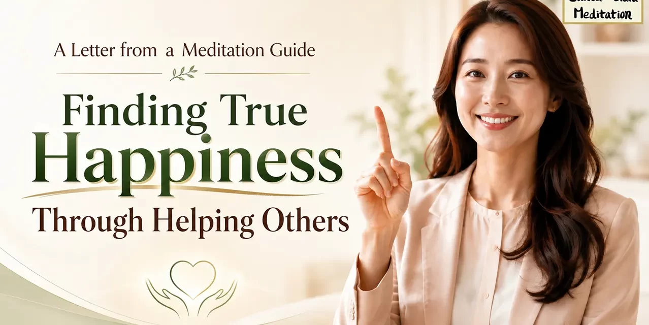 π The Secret to True Happiness: A Letter from a Meditation Guide | Santa Clara Meditation