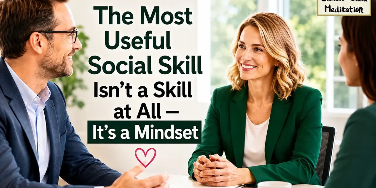 π§ Beyond Social Skills: The Simple Mindset Shift for Genuine Connections | Santa Clara Meditation