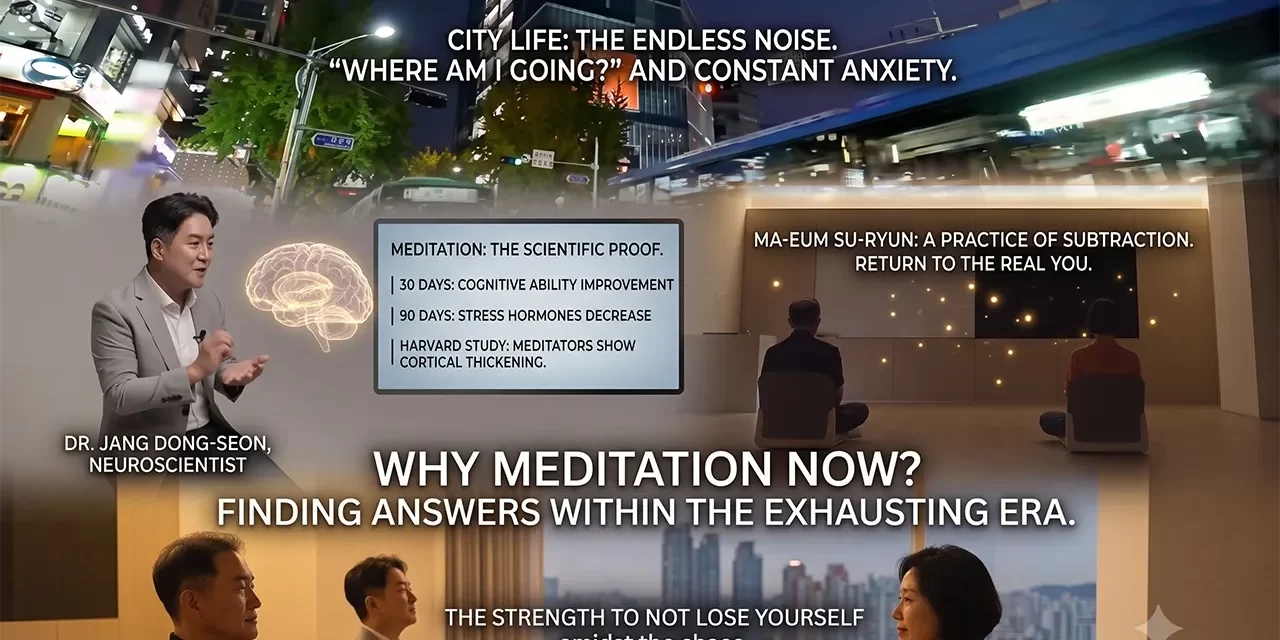 📺 The Message Delivered by KBS Docu ON ‘Meditation Humanity’: Why Meditation Now? | Santa Clara Meditation