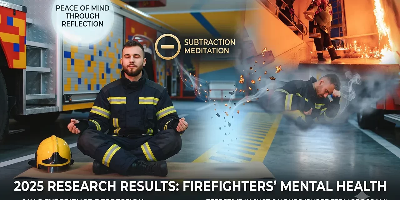 🚒 The Importance of Mental Health Management for Firefighters: Changes Shown by Ma-eum Su-ryun Meditation Research | Santa Clara Meditation