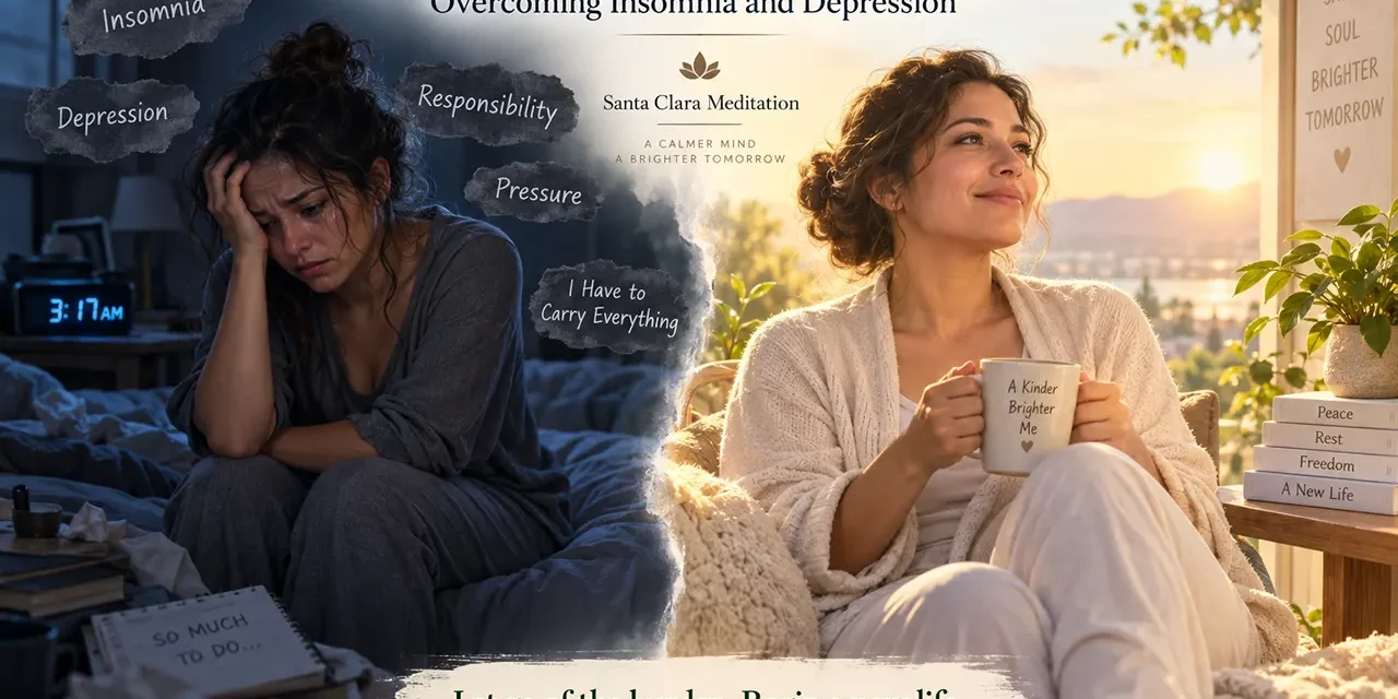 🌙 “This Painful Life Was Not My Life” — Overcoming Insomnia and Depression | Santa Clara Meditation