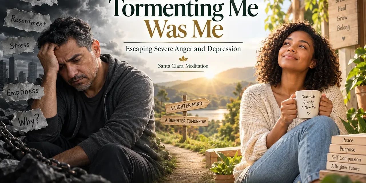 🌧️ “The One Tormenting Me Was Me” — Escaping Severe Anger and Depression | Santa Clara Meditation