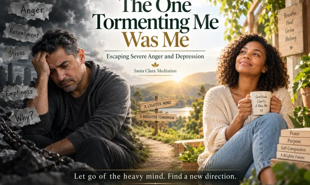 🌧️ “The One Tormenting Me Was Me” — Escaping Severe Anger and Depression | Santa Clara Meditation