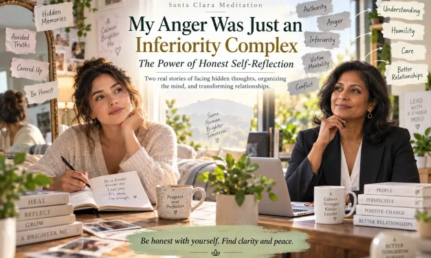 🔍 “My Anger Was Just an Inferiority Complex” — The Power of Honest Self-Reflection | Santa Clara Meditation