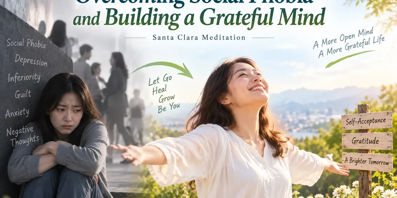 π» Overcoming Social Phobia and Building a Grateful Mind | Santa Clara Meditation