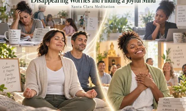 🌬️ Disappearing Worries and Finding a Joyful Mind | Santa Clara Meditation