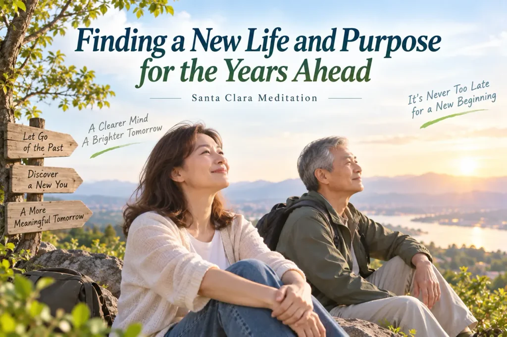 People finding a new life and discovering their life's purpose through mind subtraction at Santa Clara Meditation