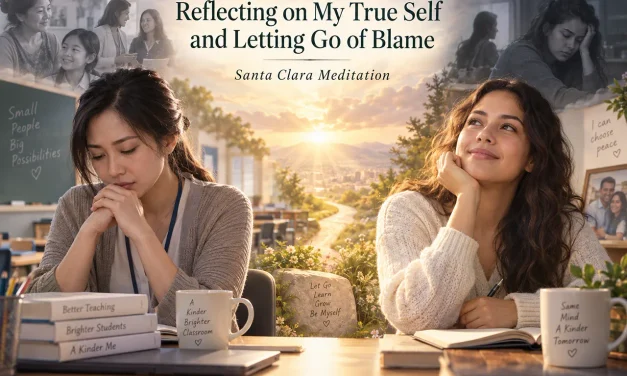 🏫 Reflecting on My True Self and Letting Go of Blame | Santa Clara Meditation