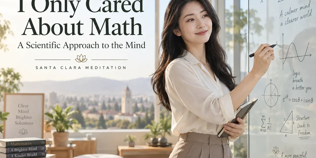 ๐ข “I Only Cared About Math”: A Scientific Approach to the Mind | Santa Clara Meditation