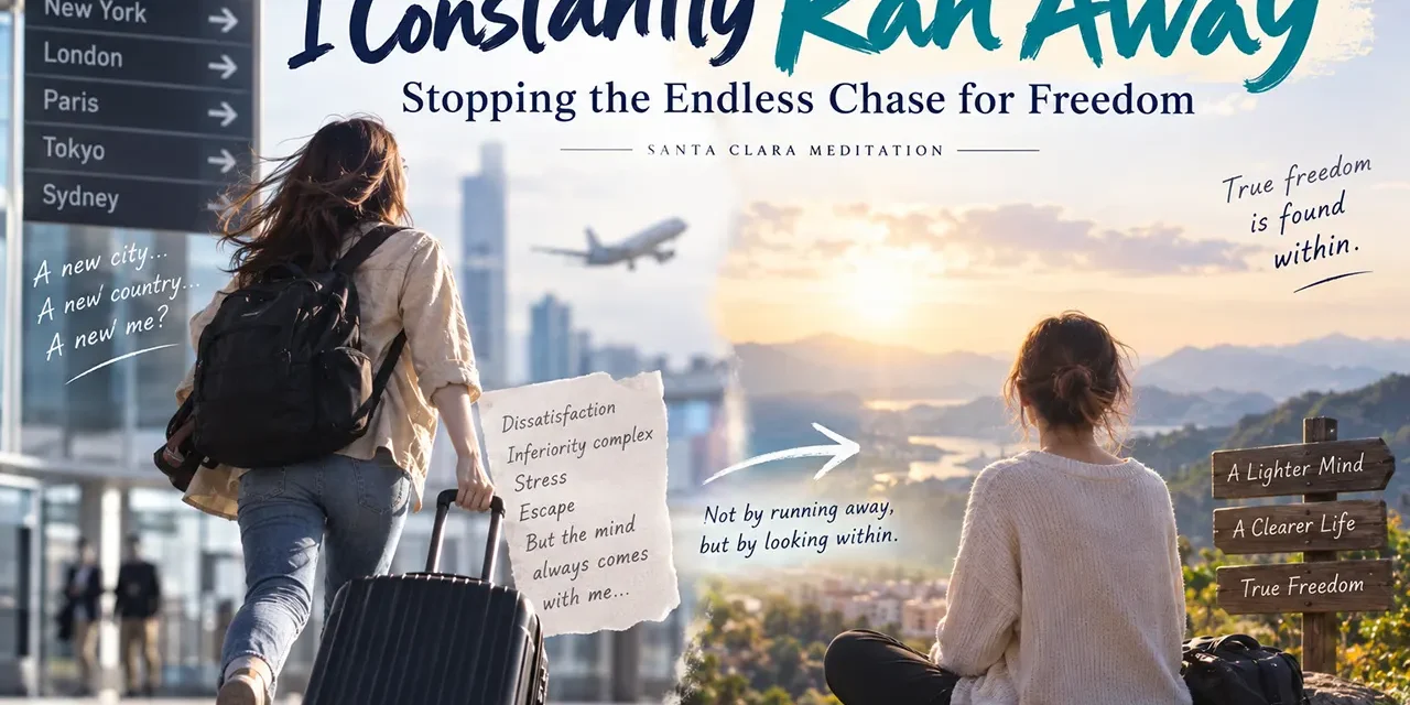 π« “I Constantly Ran Away”: Stopping the Endless Chase for Freedom | Santa Clara Meditation